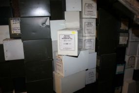 Approximately Fifty Metal Prescription Boxes