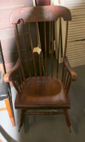 Stenciled Rocking Chair