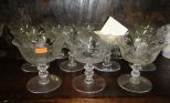 Set of Twelve Heisey Crystal 