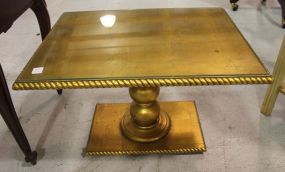 End Table Painted Gold