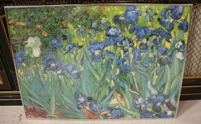 Contemporary Print of Blue Iris