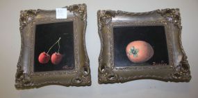 Two Small Prints of Fruit