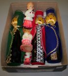 Three Wise Men, Three Vintage Figural Candles