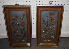 Pair of Decorative Wall Plaques