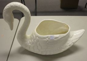 Large Ceramic Swan Centerpiece 20