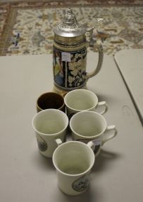 Stevens October 1967 German Stein and Coffee Mugs