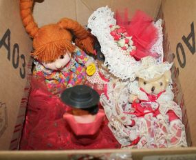 Cloth Dolls, Stuff Bear, Spanish Dancer Doll