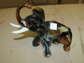 Glass Elephant (broken trunk) 8