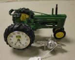 Danbury Mint John Deer Tractor/Clock and Airplane Clock