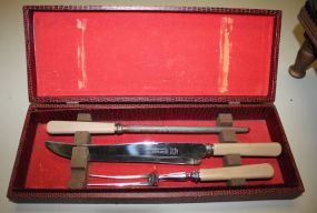 Bernard Cutlers Sheffield Carving Set