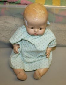 1940s Composition and Cloth Doll