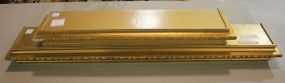 Two Gold Wall Shelves 26