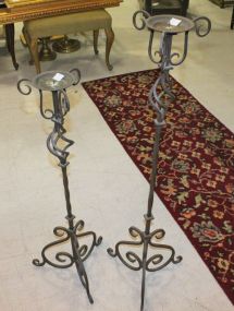 Two Iron Candlesticks 35