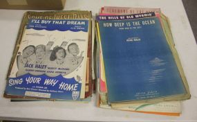 Vintage Sheet Music