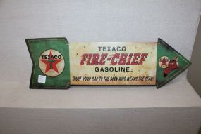 Texaco Fire Chief Gasoline Sign