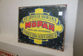 Chrysler Engineered Mopar Sign 12