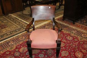 Nice Large Mahogany Arm Chair 39