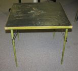 Vintage Fold Leg Card Table 30