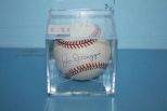Joe DiMaggio Autographed Baseball serial: A2166891