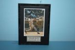 Willie Mays Autographed Wall Plague serial: A216808