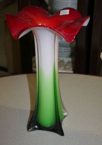 Contemporary Art Glass Vase 14