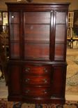 Mahogany Single Door Breakfront