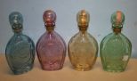 Group of Four Vintage Lord Calvert Canadian Whiskey Decanters