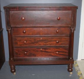 Early Mahogany Empire Chest