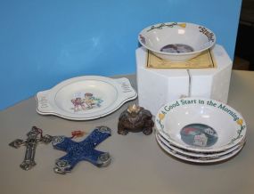 Holmes & Edwards Childs Plate and Bowls