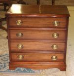 Mahogany 4 Drawer Silverware Chest