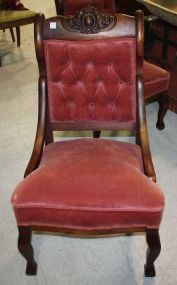 Mahogany Carved Empire Side Chair