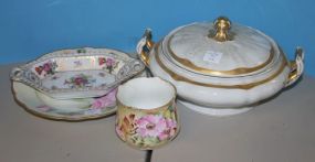 Group of Handpainted Porcelain Includes 10