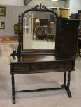 Mahogany Trestle Based Vanity Matches lot # 368 and 370, 70