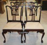 1930's Mahogany Ball-n-Claw Chippendale Chairs