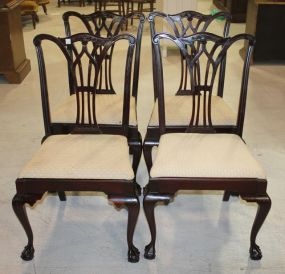 1930's Mahogany Ball-n-Claw Chippendale Chairs