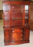 Mahogany Single Door China Cabinet