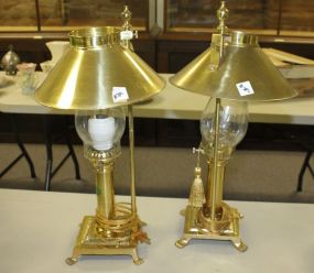 Pair of Brass Table Lamps 18