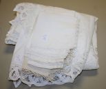 Lot of Linens Including table cloth, 4 mats, napkins.