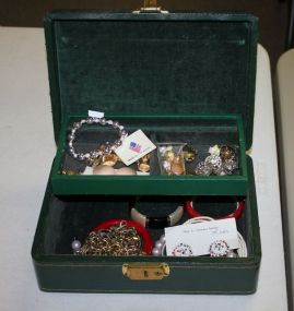 Jewelry Box contains costume jewelry.