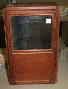 Vintage Oak Medicine Cabinet 12