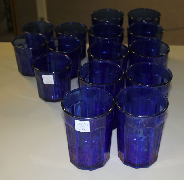 502 Cobalt Glasses And Cobalt Glasses November Estate Sale And