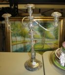 Heritage Brothers Silverplate 3 Arm Candelabra