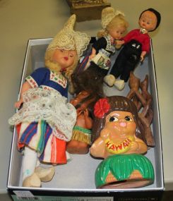 Various Vintage Dolls