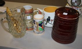 Olympic Mug, Stein, Glass Pitcher, Ceramic Spoon Rest, Hearon Ceramic Pitcher, Cookie Jar