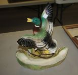 Vintage Duck TV Lamp Wing has been broken (glued) 13