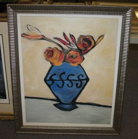 Large Contemporary Print of Flowers 31