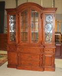 Beautiful Modern Beveled Glass China Cabinet