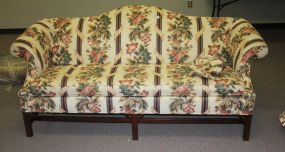 Floral Camel Back Sofa 35