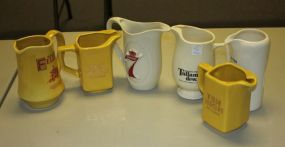 6 Whiskey Advertisement Mugs