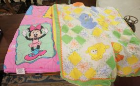 Animal Baby Blanket and Minnie Mouse Childs Blanket